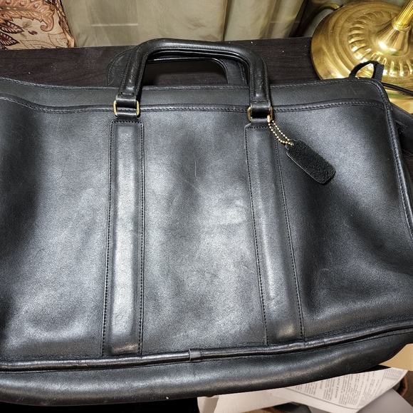 バッグ New Vintage Coach Briefbag Black Leather Coach | Bags | Coach Vintage Black Leather Briefcase Laptop Bag